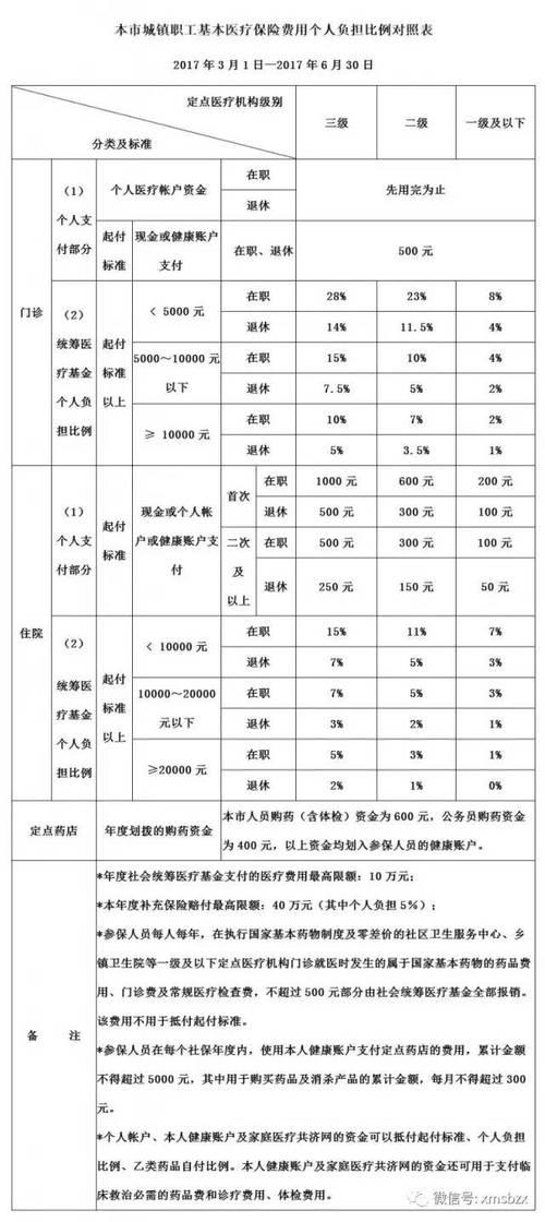 医疗保险个人和公司缴纳比例是多少？