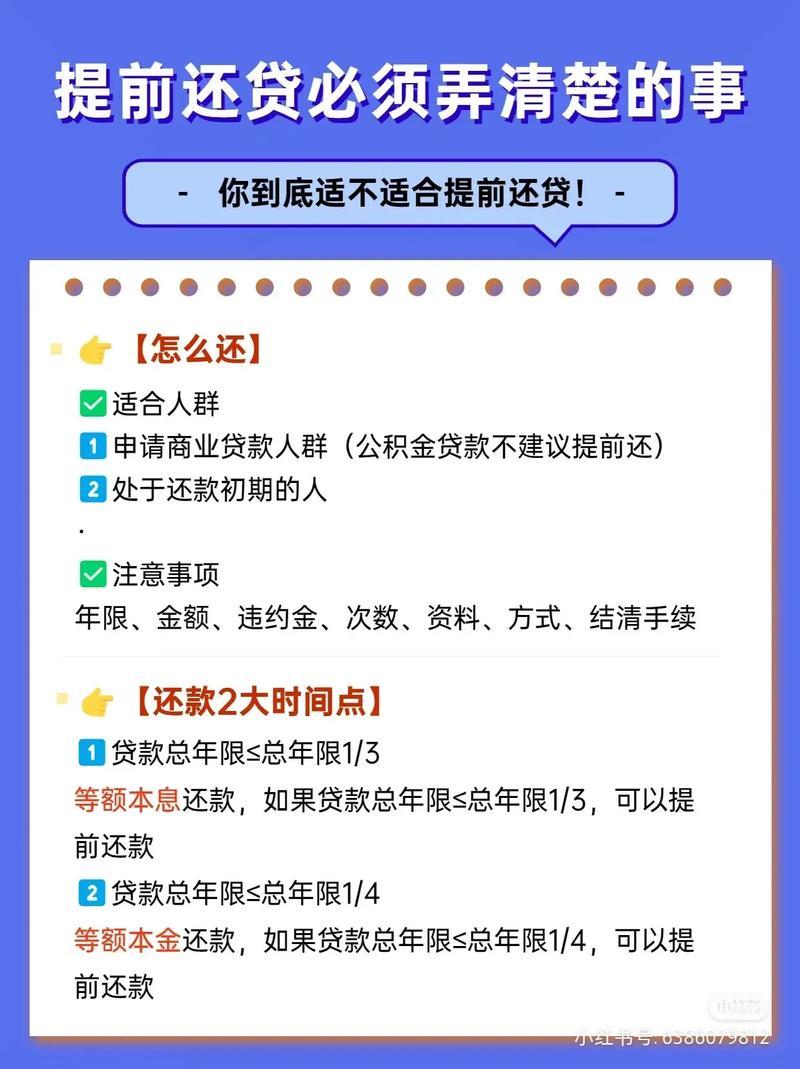贷款30年提前还款最佳方法